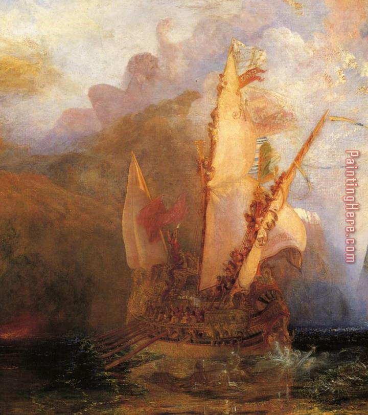 Joseph Mallord William Turner Odysseus Deriding Polyphemus [detail 1]